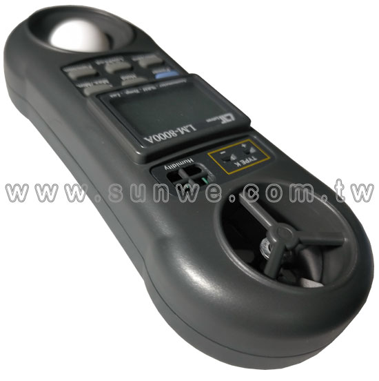 LM-8000 風速、照度、溫溼度計-上偉科技www.sunwe.com.tw