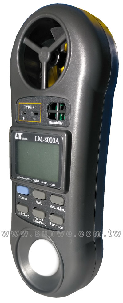 LM-8000 風速、照度、溫溼度計-上偉科技www.sunwe.com.tw