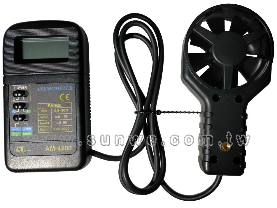 AM-4200 迷你型風速計-上偉科技www.sunwe.com.tw
