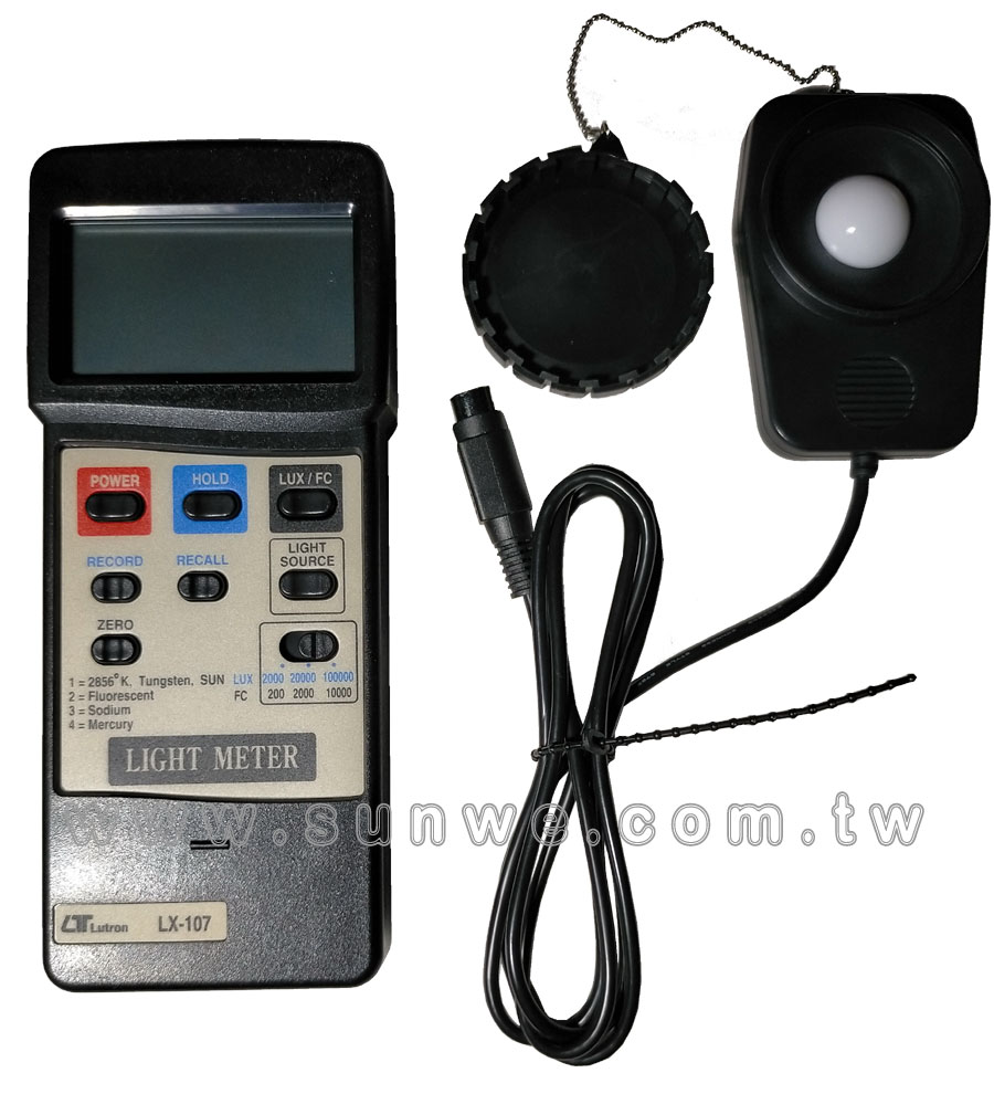 LX-107 智慧型照度計-上偉科技www.sunwe.com.tw