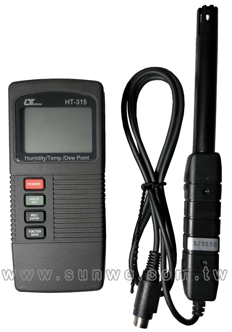 HT-315 溫溼度計+露點計-上偉科技www.sunwe.com.tw