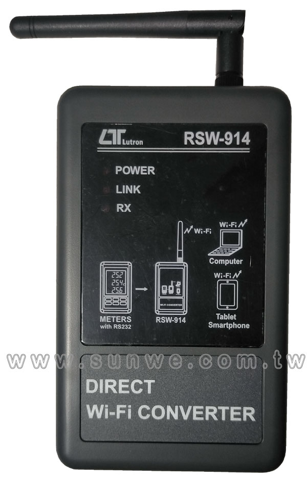 RSW-914 RS232 轉 Wi-Fi 轉換器-上偉科技www.sunwe.com.tw