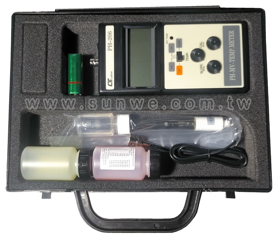 PH-206 專業型酸鹼計-上偉科技www.sunwe.com.tw