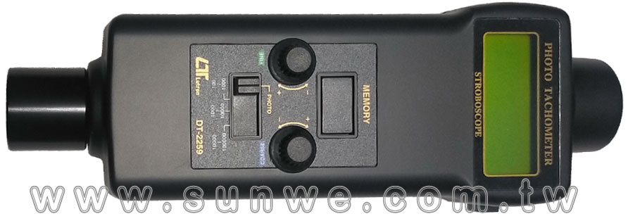 DT-2259 光電/閃頻兩用轉速計-上偉科技www.sunwe.com.tw