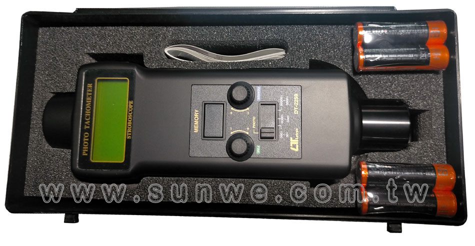 DT-2259 光電/閃頻兩用轉速計-上偉科技www.sunwe.com.tw