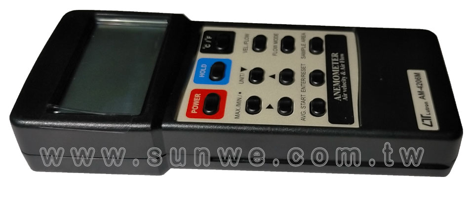 AM-4206M 風速/風量/溫度計-上偉科技www.sunwe.com.tw