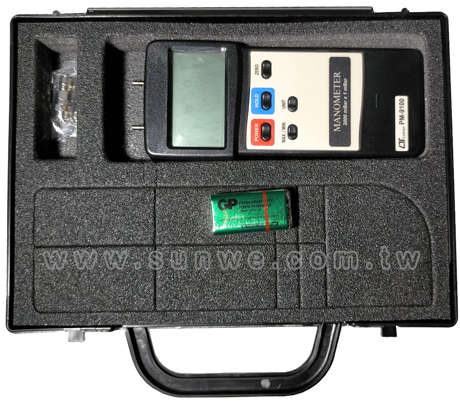 PM-9100 壓力/差壓計-上偉科技www.sunwe.com.tw