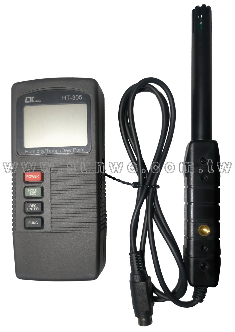 HT-305 溫溼度計+露點計-上偉科技www.sunwe.com.tw