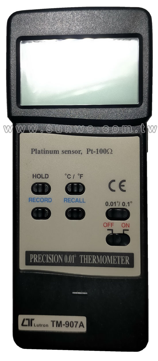 TM-907A 白金電阻溫度計-上偉科技www.sunwe.com.tw