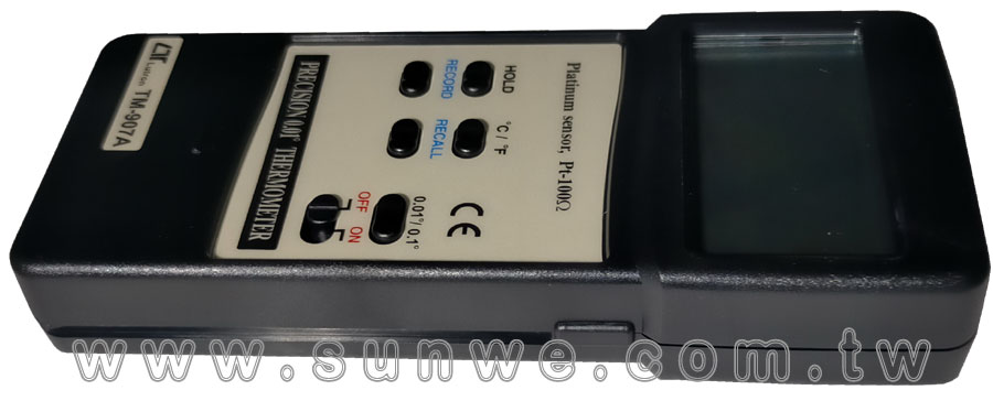 TM-907A 白金電阻溫度計-上偉科技www.sunwe.com.tw