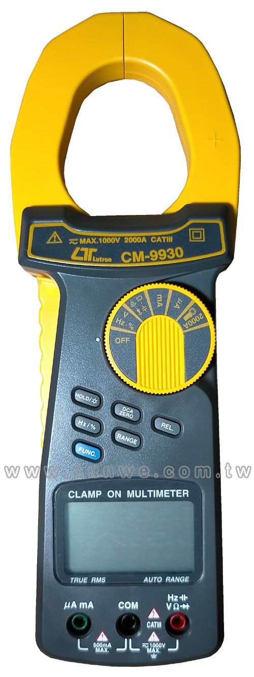 CM-9930 多功能交直流鉤錶-上偉科技www.sunwe.com.tw