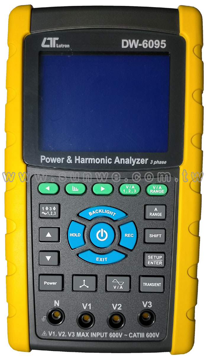DW-6095 三相電力及諧波分析儀-上偉科技www.sunwe.com.tw