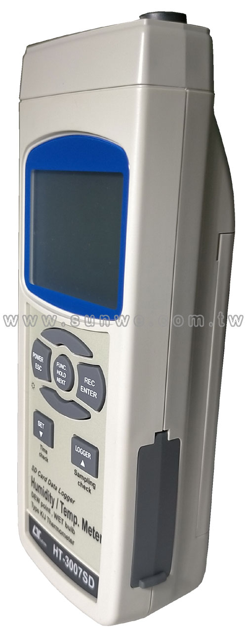 HT-3007SD 記憶式溫溼度/溫度計-上偉科技www.sunwe.com.tw