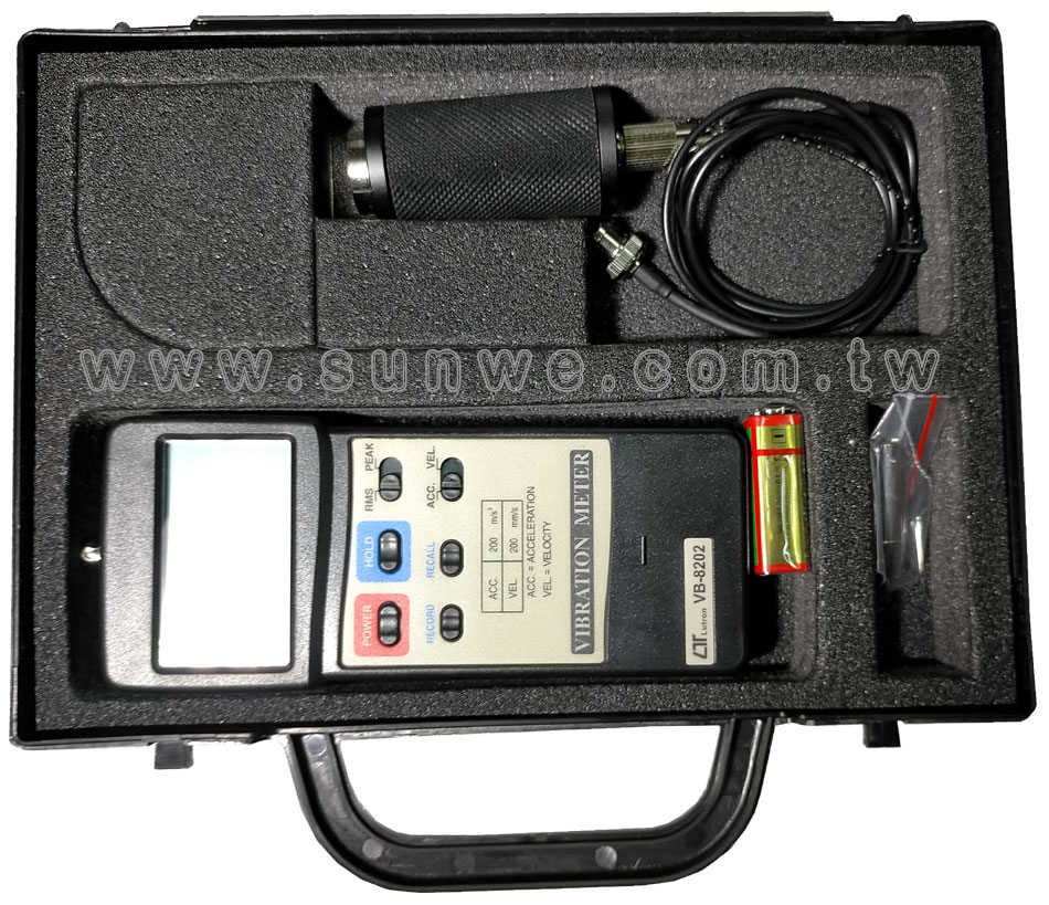 VB-8202 振動計-上偉科技www.sunwe.com.tw