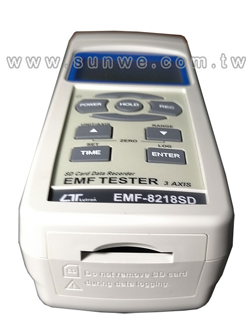 EMF-8218SD 記憶式3軸高斯計-上偉科技www.sunwe.com.tw