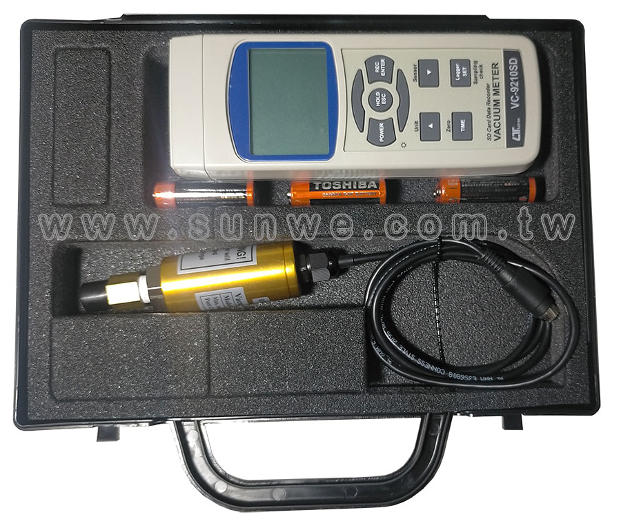 VC-9210SD 記憶式真空壓力計-上偉科技www.sunwe.com.tw