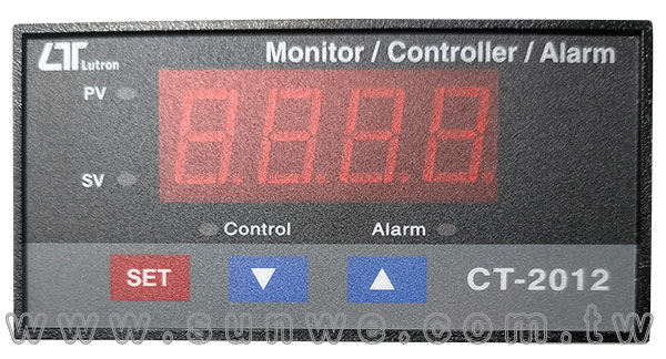 CT-2012 設定顯示錶-上偉科技www.sunwe.com.tw
