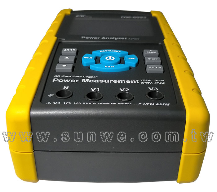 DW-6093 三相電力分析儀-上偉科技www.sunwe.com.tw