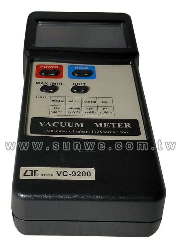 VC-9200 真空壓力計-上偉科技www.sunwe.com.tw