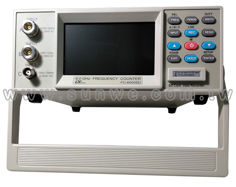 FC-6000SD 桌上型計頻器-上偉科技www.sunwe.com.tw