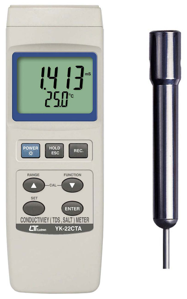 YK-22CTA 電導度/TDS/鹽度計-上偉科技www.sunwe.com.tw