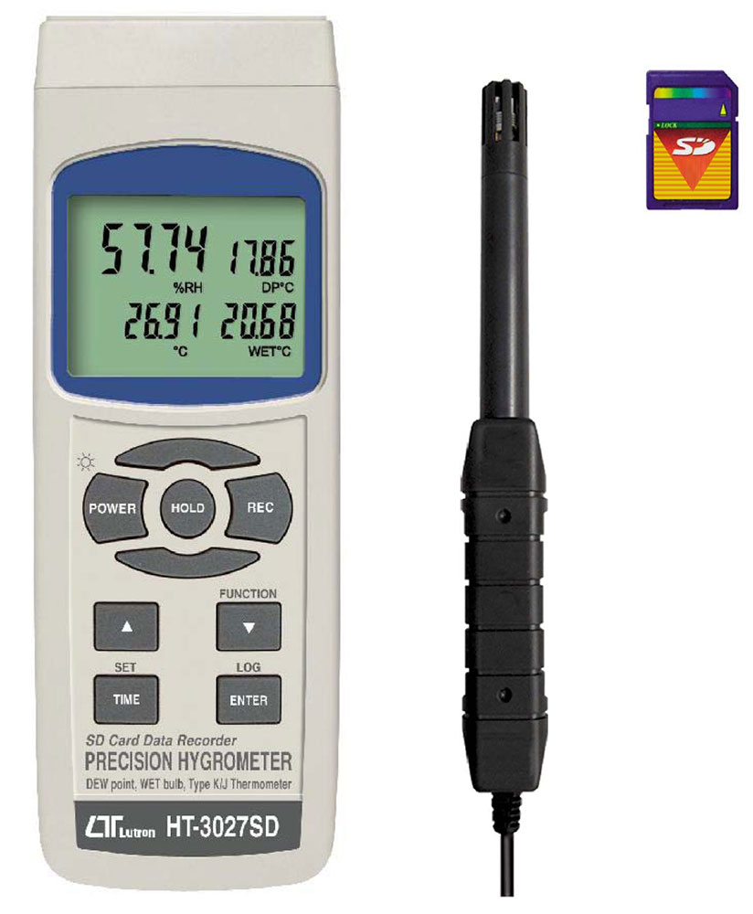 HT-3027SD 記憶式精密型溫濕度計-上偉科技www.sunwe.com.tw