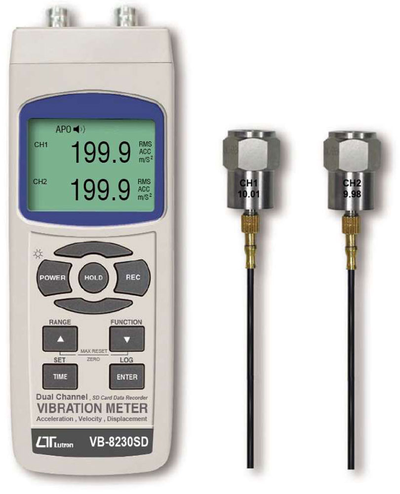VB-8230SD 記憶式雙通道振動計-上偉科技www.sunwe.com.tw