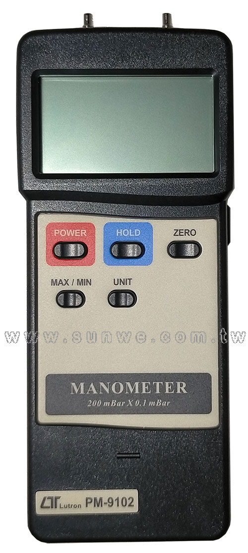PM-9102 壓力/差壓計-上偉科技www.sunwe.com.tw