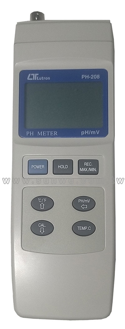 PH-208 酸鹼計-上偉科技www.sunwe.com.tw