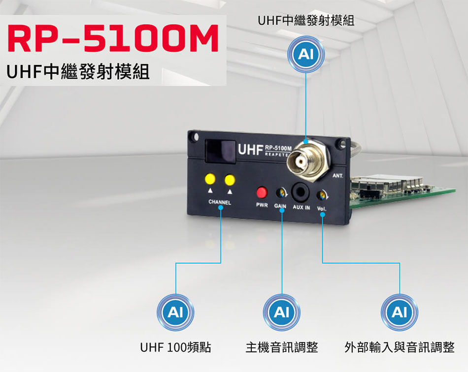 RP-5100M UHF~ogҲ-Wwww.sunwe.com.tw