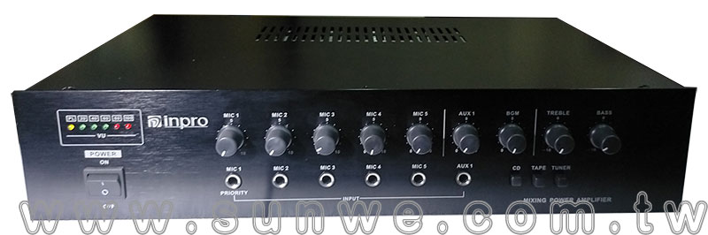YT-80 廣播擴大機-上偉科技www.sunwe.com.tw