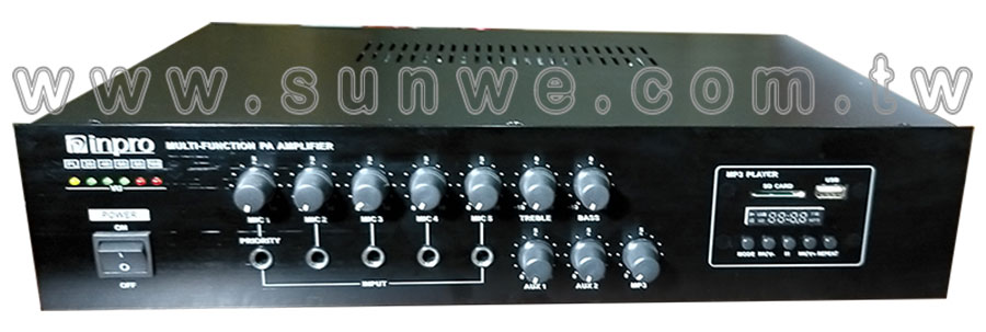 YT-120M 功能型廣播擴音機-上偉科技www.sunwe.com.tw