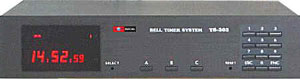 TS-304 SECOL CPU程式控制定時鐘採用CPU微電腦程式控制,具時間顯示,報時鐘聲,定時,麥克風廣播功能'計時方式:石英振盪除頻,每月誤差+-5秒以內(25度C)'內附鎳氫(鎳鎘)可充電電池,停電時記憶可維持三十天(720小時)以上'時鐘顯示方式:具有高亮度LED顯示"星期/時/分/秒"10公尺外亦可看見'直接鍵入時間,定時操作容易'每週每天可設定相同或不同作息時間'萬年曆設計,可預先安排一年內最大255天之特殊作息'有手動啟動及手動關閉功能,由上偉科技專業銷售'工程安裝'維修服務,洽詢電話02-22267567(代表號)由專人服務