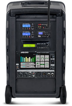 APEX EVO 液晶觸控數位訊號處理無線混音擴音機