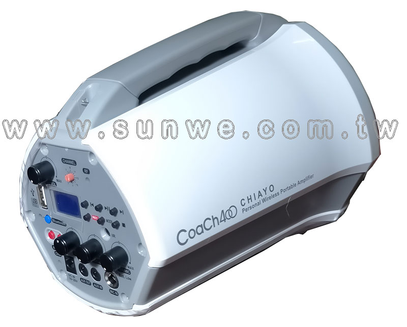 COACH 400 迷你可攜式多功能無線擴音機-上偉科技www.sunwe.com.tw