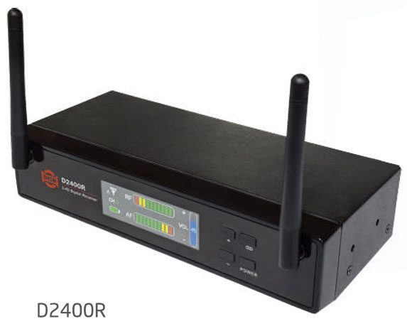 D-2400R 2.4G數位無線麥克風系統-上偉科技www.sunwe.com.tw