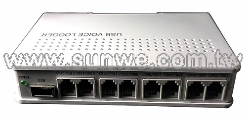 T5U16 十六路電話 USB 錄音盒-上偉科技www.sunwe.com.tw