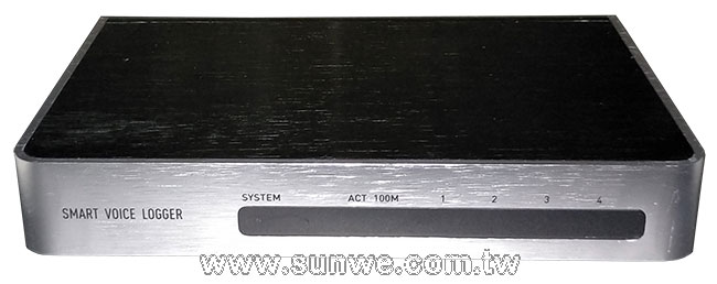 SVL2-04-SD 四路崁入式電話錄音主機-上偉科技www.sunwe.com.tw