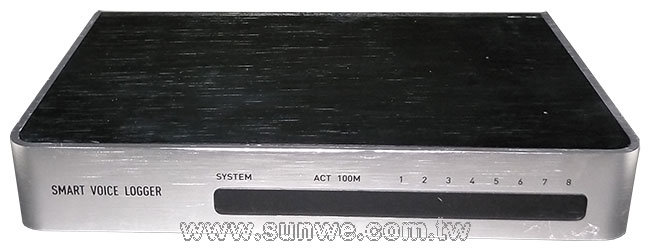 SVL2-08-SD 八路崁入式電話錄音主機-上偉科技www.sunwe.com.tw