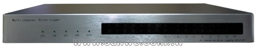 SVL2-16-HD 十六路崁入式電話錄音主機-上偉科技www.sunwe.com.tw