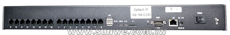 SVL2-16-HD 十六路崁入式電話錄音主機-上偉科技www.sunwe.com.tw