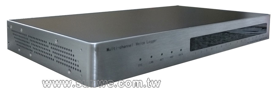 SVL2-16-HD 十六路崁入式電話錄音主機-上偉科技www.sunwe.com.tw