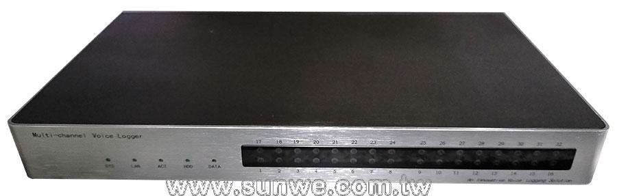 SVL2-32-HD 三十二路崁入式電話錄音主機-上偉科技www.sunwe.com.tw