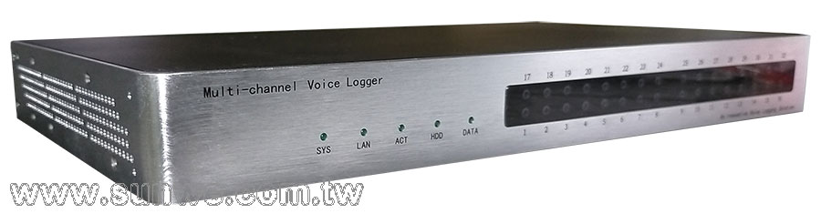 SVL2-32-HD 三十二路崁入式電話錄音主機-上偉科技www.sunwe.com.tw