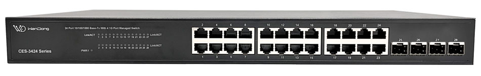 CES-3424-G 全光纖網路交換器-上偉科技www.sunwe.com.tw