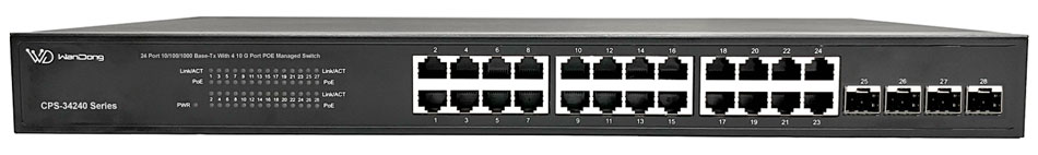 CPS-34240-G 全光纖網路 POE 交換器-上偉科技www.sunwe.com.tw